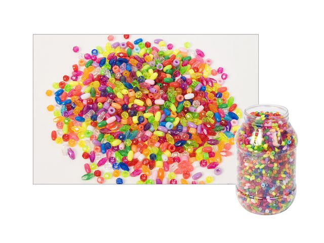 PLAYBOX Plastpärlsats, fp om 5300 st