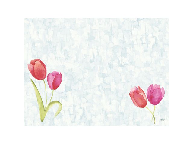 Duni Tabletter Tulips BIO DC 30X40cm, fp om 100 st