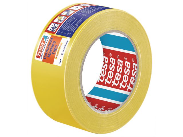 tesa® Golvmarkering 50mmx33m gul, rulle om 33 m