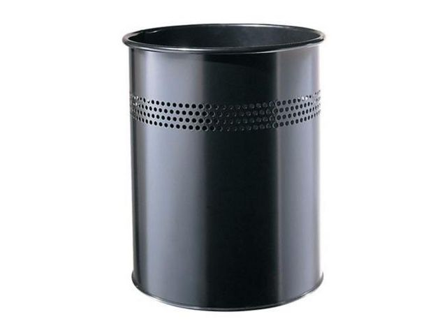 Twinco Papperskorg 15L svart, st