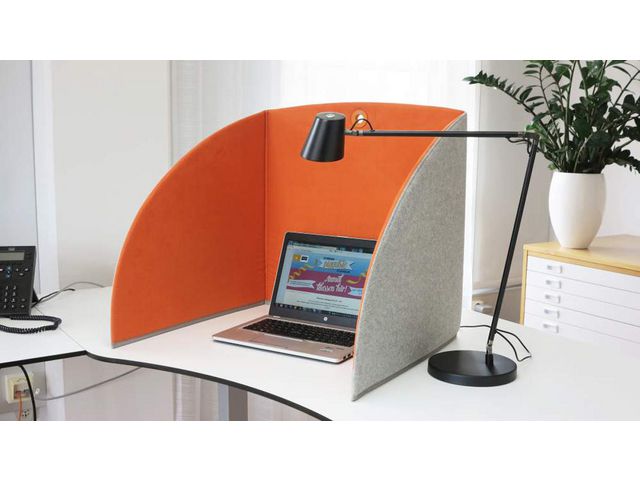 Matting Bordsskärm 58 cm, orange, st