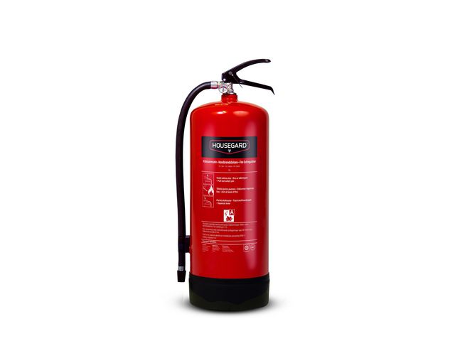 HOUSEGARD Brandsläckare vatten 9L röd 21A, st