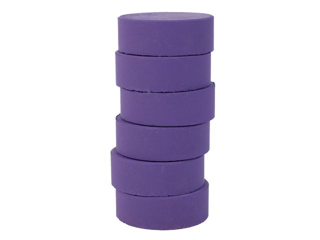PLAYBOX Färgpuckar 57mm, lila 6/fp, fp om 6 st