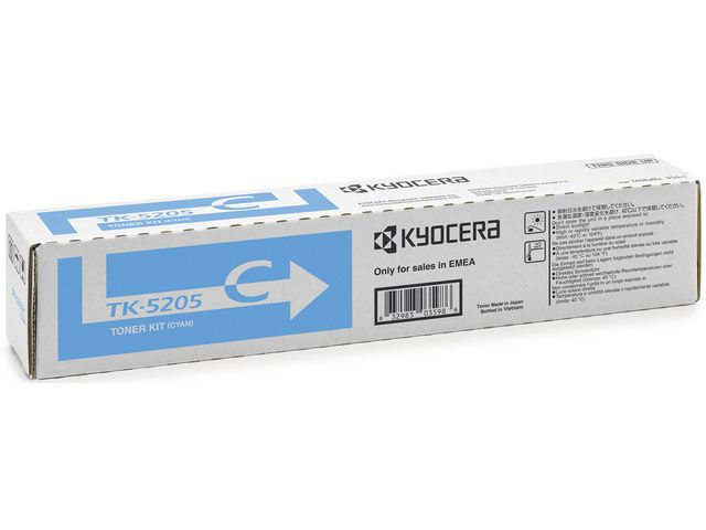 KYOCERA Toner, 5205C, cyan, 1T02R5CNL0, st