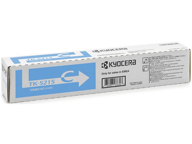 KYOCERA Toner, 5215C, cyan, 1T02R6CNL0, st