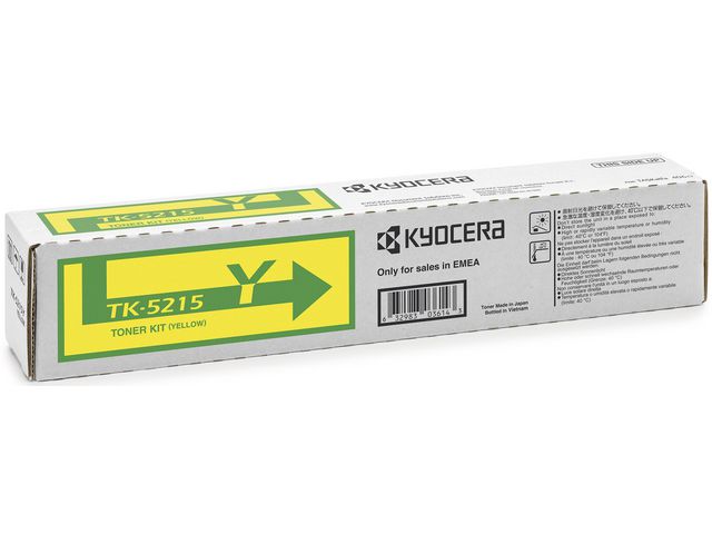 KYOCERA Toner, 5215Y, gul, 1T02R6ANL0, st