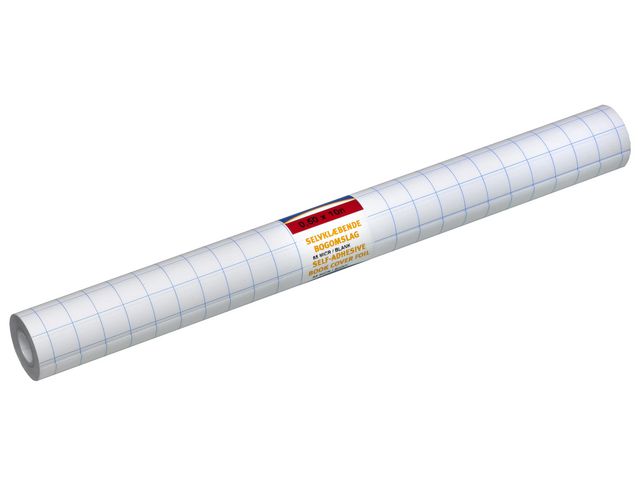 Bantex Bokplast självhäftande 80 my 50cmx10m blank, rulle om 10 m