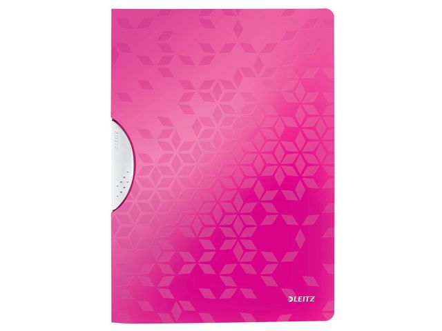Leitz Klämmapp WOW A4 PP cerise, st
