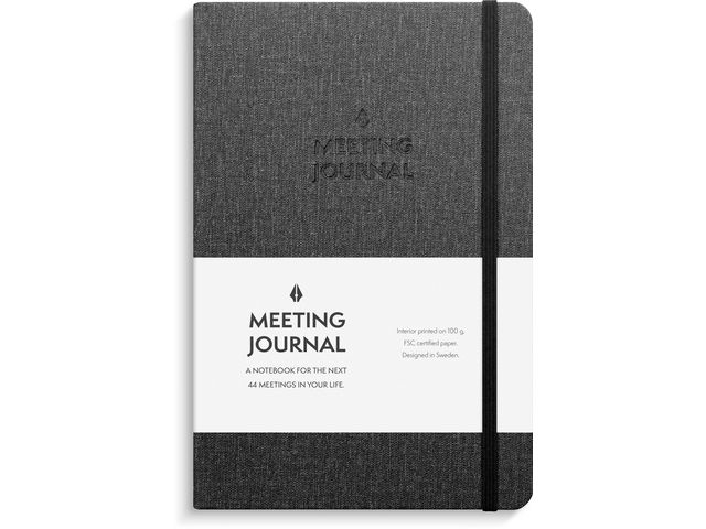 Burde Anteckningsbok Meeting Journal - 7434, st