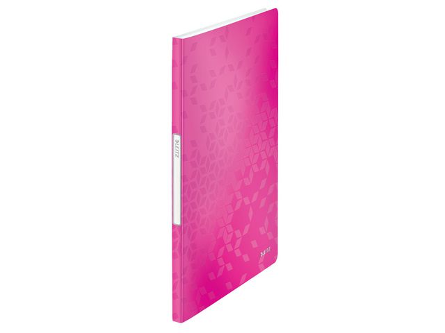 Leitz Demobok WOW PP 20 fickor cerise, st