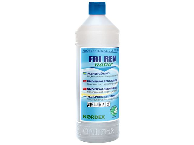 NORDEX Allrengöring, Fri Ren Natur, oparfymerat 1l, st