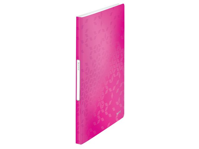 Leitz Demobok WOW PP 40 fickor cerise, st