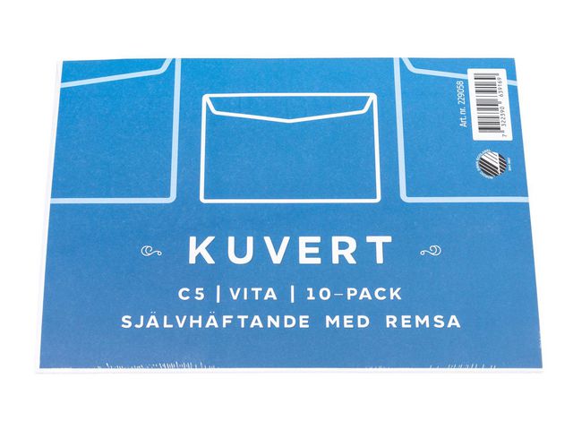 Emo Kuvert konsument C5 162x229mm remsa, fp om 10 st