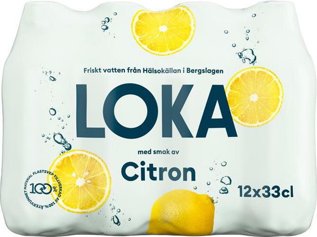 LOKA Dricka citron pet 33cl, flaska om 33 cl