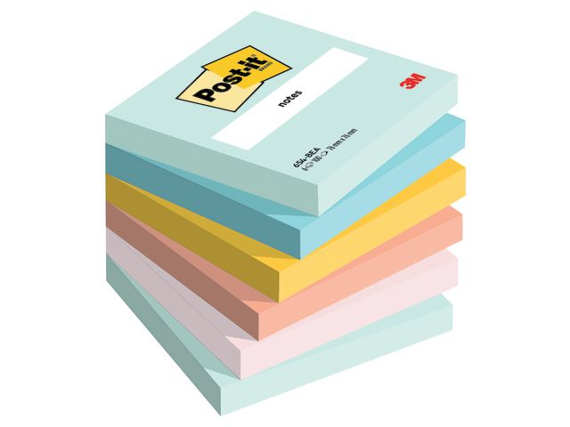 Post-it® Notes Beach 76x76, fp om 6 st
