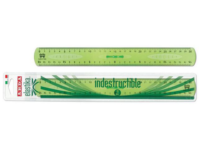 ARDA Linjal dubbel med handtag 30cm, st