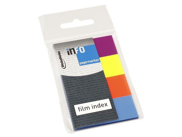 info Index 20x50mm 4 färger plast, st