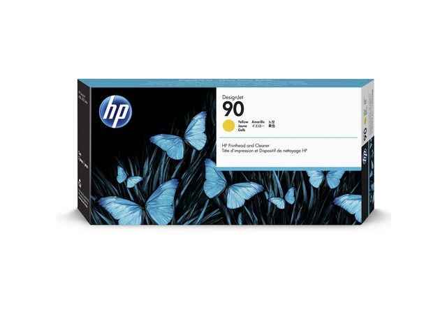 HP Skrivhuvud/rengörare C5057A 90 Gul, st