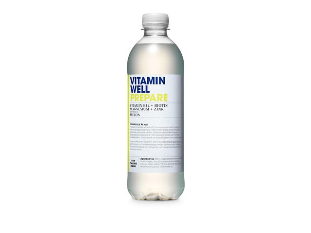 VITAMIN WELL Dryck Prepare 50cl, flaska om 5 l