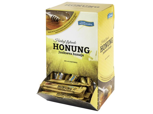 Flytande Honung sticks 120x8g, fp om 120 st