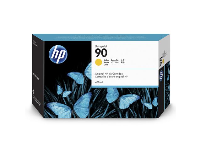 HP Bläckpatron C5065A 90 Gul, st