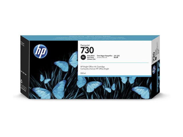 HP Bläckpatron P2V73A 730 Foto-Svart, st