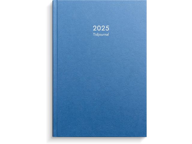 Burde Tidjournal 2025 kartong blå - 1000, st