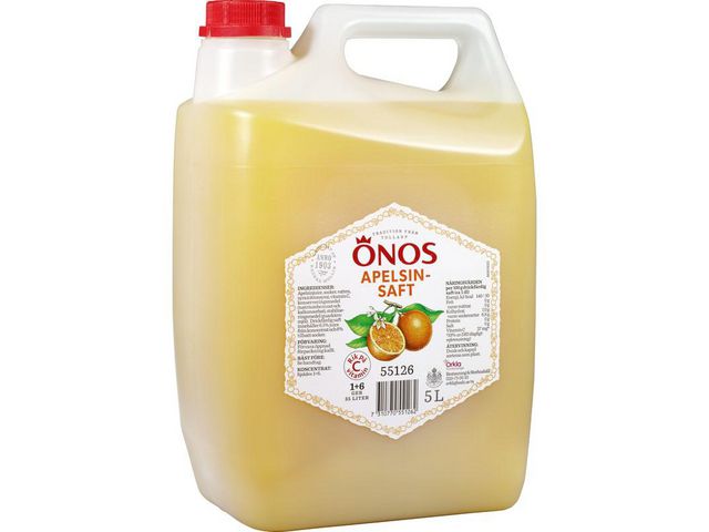 ÖNOS Apelsinsaft 1+6 5l, st