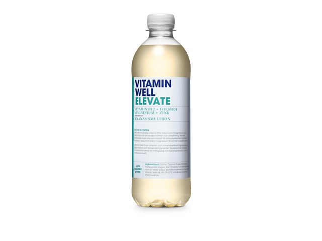 VITAMIN WELL Dryck Elevate 50cl, flaska om 500 ml