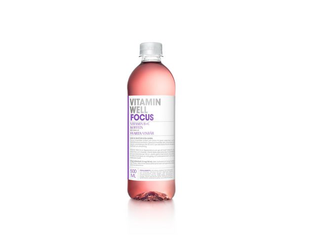 VITAMIN WELL Dryck Focus 50cl, flaska om 500 ml