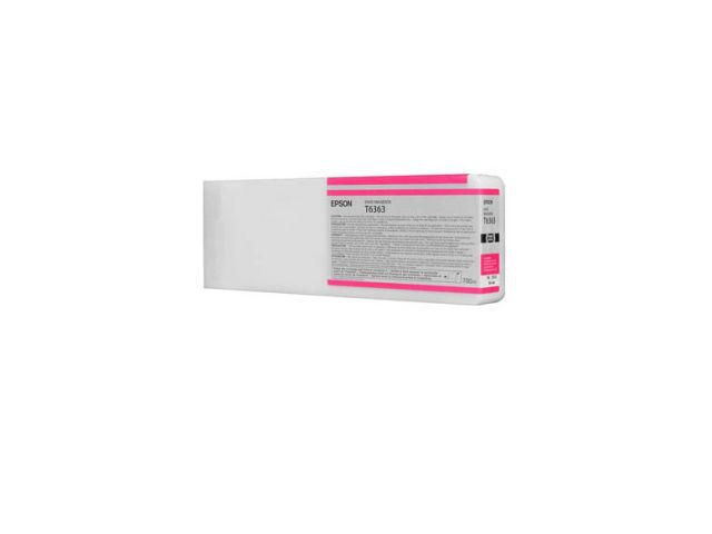 Epson Bläckpatron, T6363, UltraChrome, hög kapacitet, levande magenta, singelförpackning, C13T636300, st
