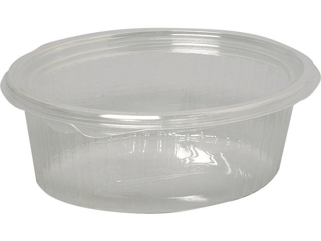 ABENA Sallad och matbehållare, engångsbruk, 500 ml, 50 x 160 x 135 mm, genomskinlig, fp om 100 st