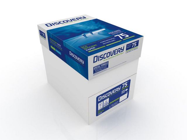 Discovery Kopieringspapper DISCOVERY A4 75g ohålat XP, fp om 2500 blad