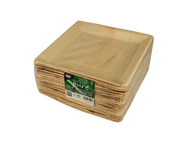 PAPSTAR Tallrik Palmblad 25 cm, fp om 25 st