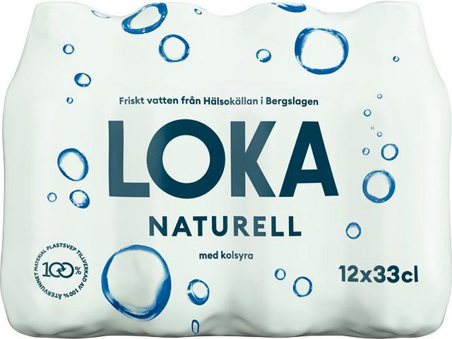 LOKA Dricka naturell pet 33cl, flaska om 33 cl
