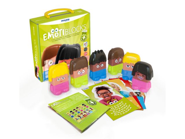 Miniland Känslofigurer Blocks 6/fp, st