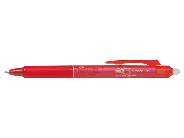 Pilot Gelpenna Frixion Clicker 0,5 röd, st