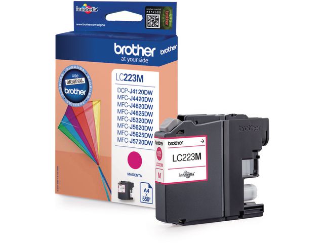 Brother Bläckpatron LC-223M, magenta, st