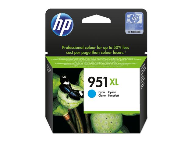 HP Bläckpatron CN046AE 951XL Cyan, st
