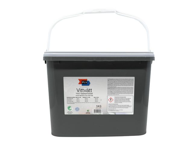 PLS Tvättmedel Vittvätt oparfymerad 5kg, fp om 5 kg