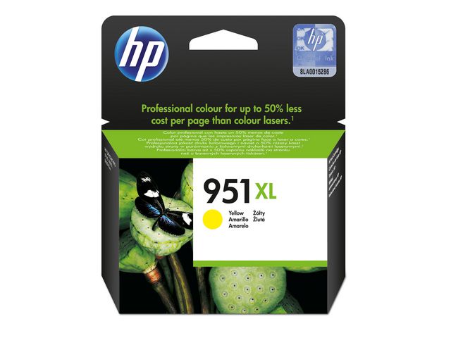 HP Bläckpatron CN048AE 951XL Gul, st