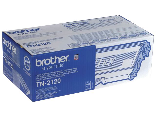 Brother Toner TN-2120, svart, singelförpackning, st