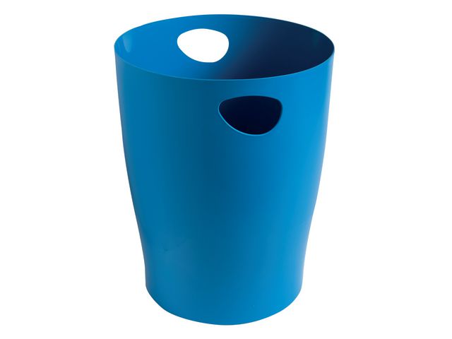 Exacompta Papperskorg BeeBlue 15L turkosblå, st