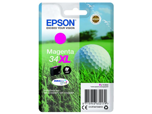 Epson Bläckpatron T3473 XL Magenta, st