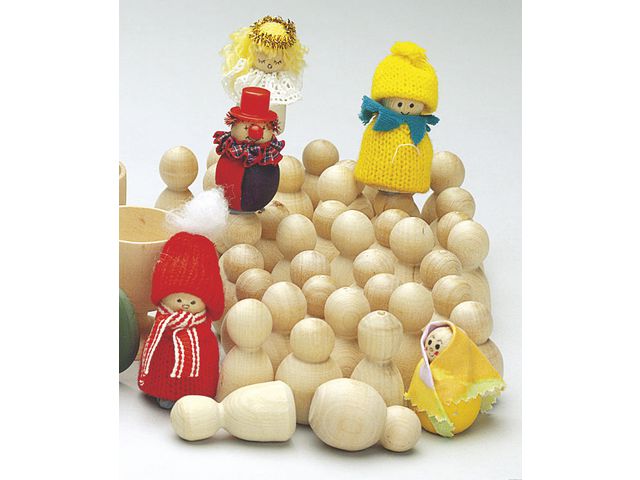 PLAYBOX Träfigurer, fp om 50 st