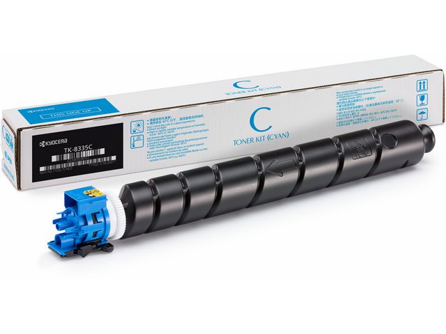 KYOCERA Toner, 8335C, hög kapacitet, cyan, 1T02RLCNL0, st