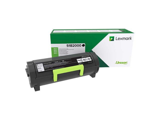 Lexmark Toner 51B2000 Svart, st