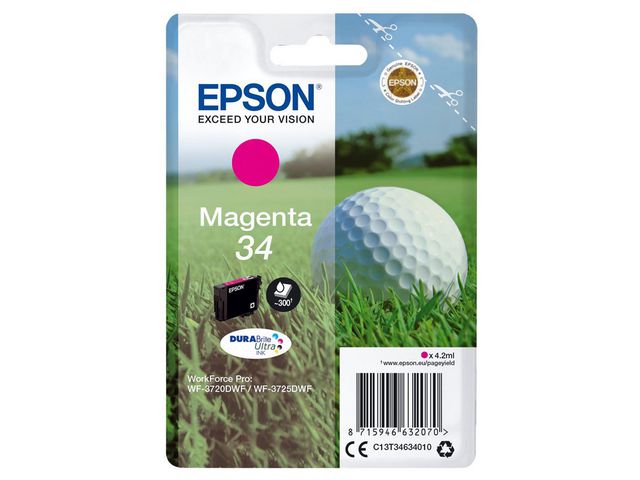 Epson Bläckpatron T3463 Magenta, st