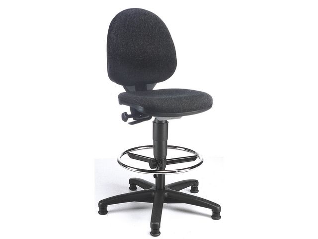 TOPSTAR Top Pro 1-kontorsstol, polypropylen, 590-840 x 460 x 450 mm, svart, st