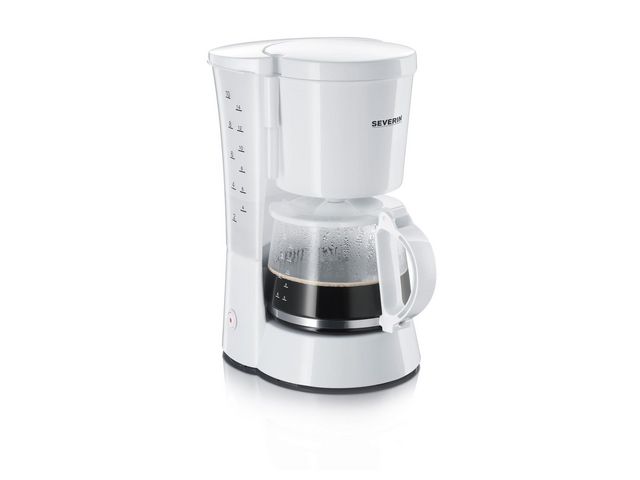 Severin Kaffebryggare 800W vit 4L, st